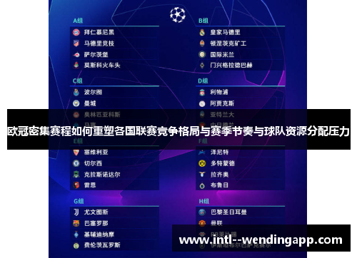 欧冠密集赛程如何重塑各国联赛竞争格局与赛季节奏与球队资源分配压力
